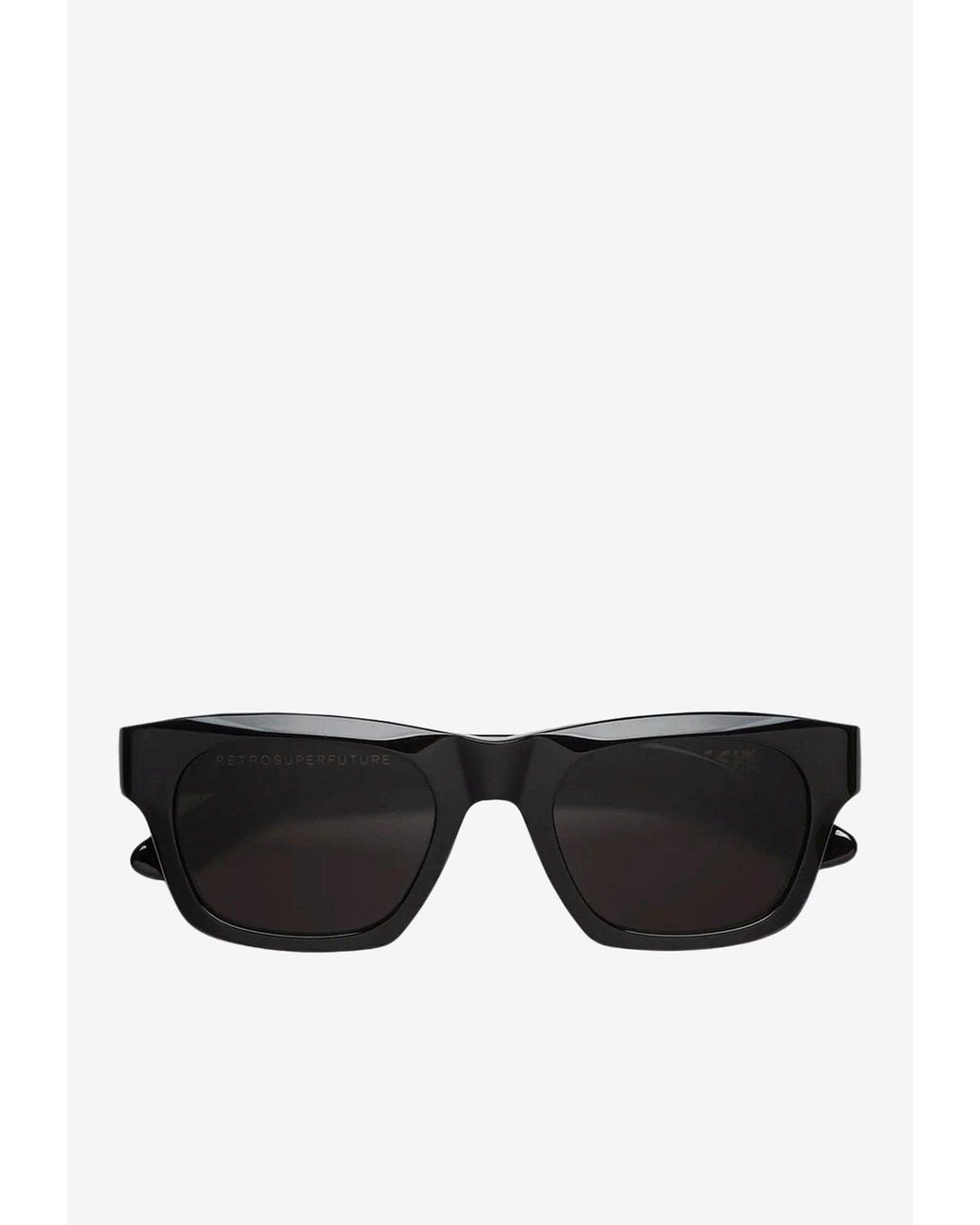 Retrosuperfuture Black Sintesi Square Sunglasses for men