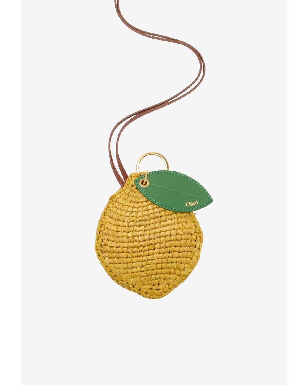 Chloé White Lemon Bag Charm