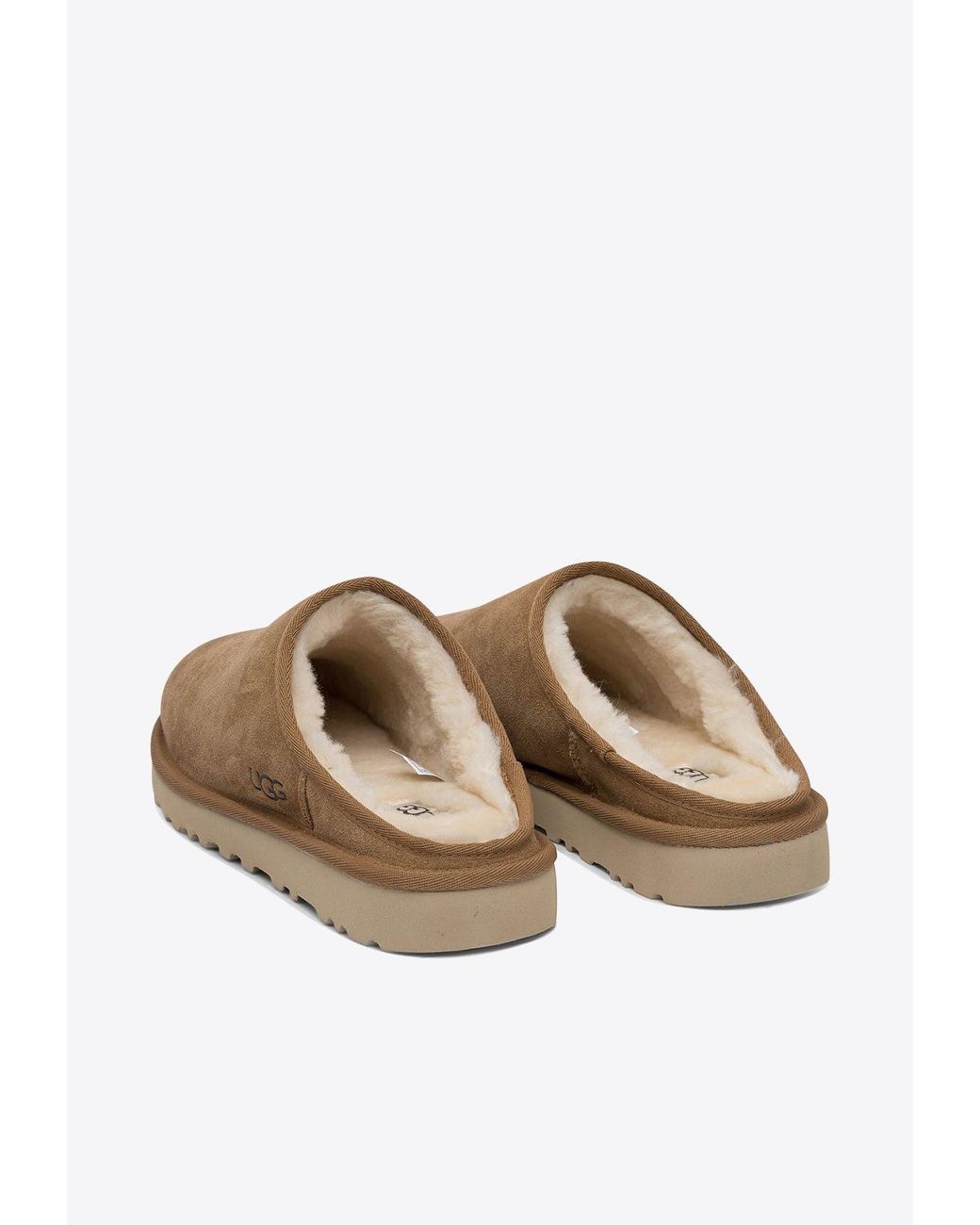 Ugg Brown Classic Slip-On Slippers for men