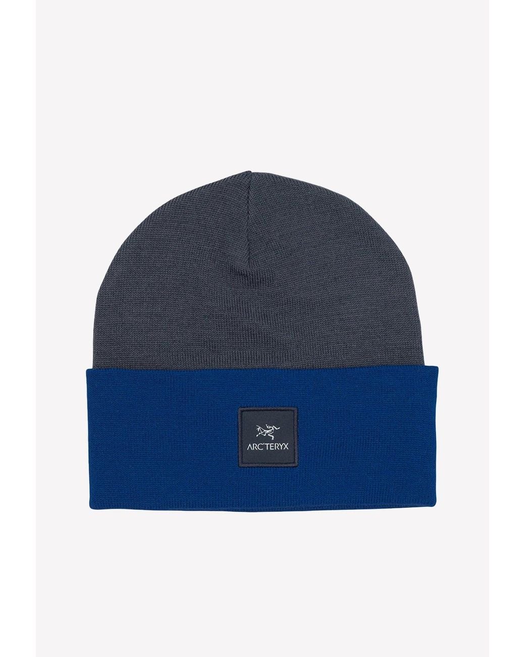 Arc'teryx Blue Two-Tone Logo Patch Beanie