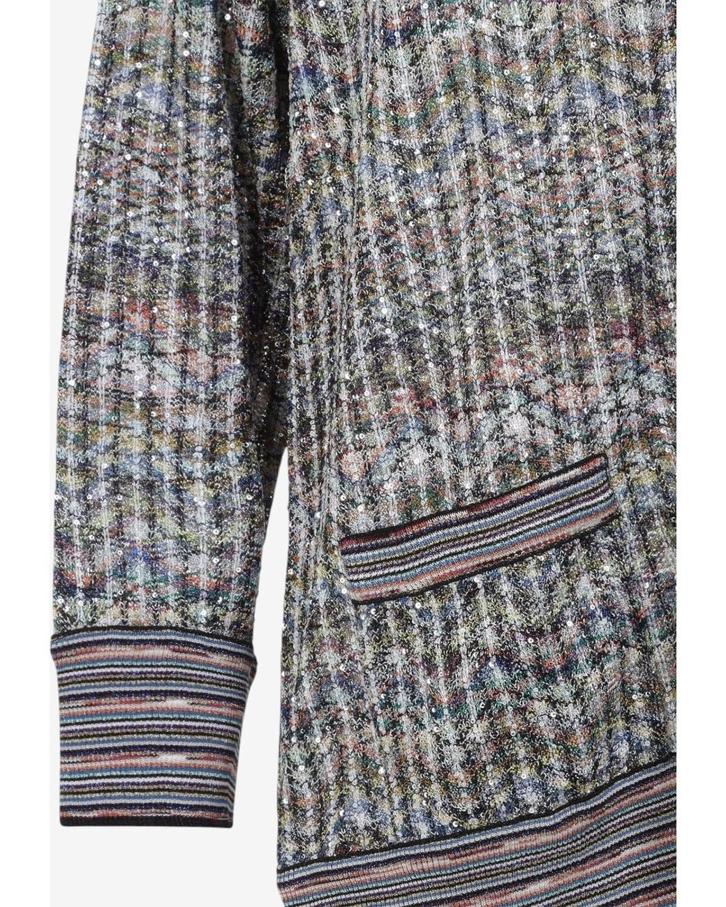 Missoni Gray Caperdoni Buttoned Cardigan