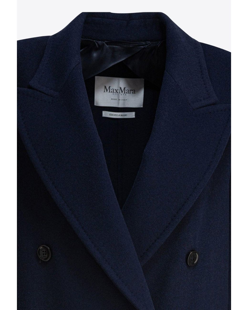 コート MAX MARA ALBANIA DOUBLE-BREASTED COAT IN WOOL AND CASHMERE MAX MARA Albania double-breasted coat in wool and cashmere