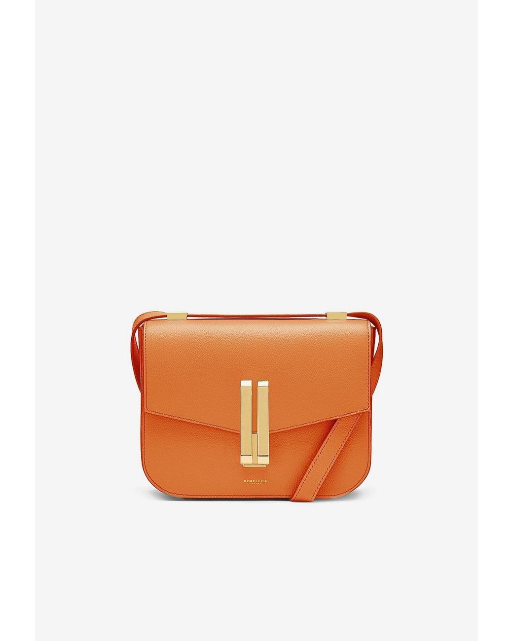 DeMellier London Vancouver Leather Shoulder Bag in Orange | Lyst