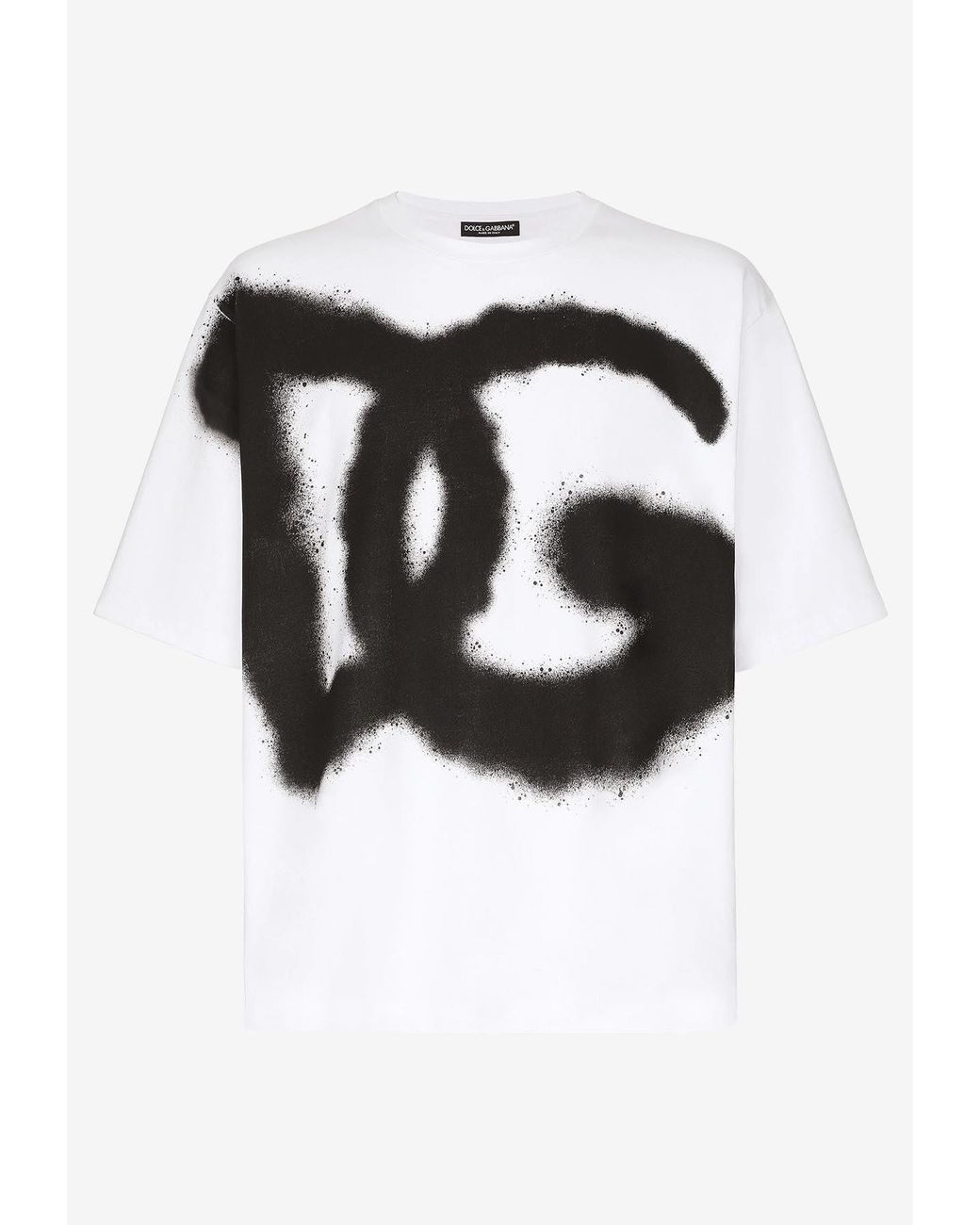 Dolce & Gabbana Spray Paint Logo T-Shirt for Men | Lyst