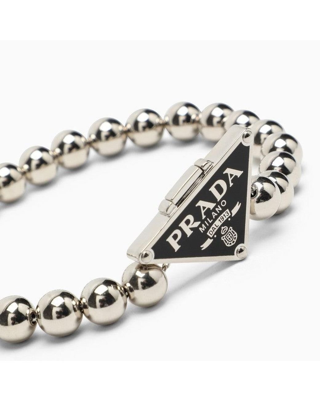 Metal and enamel bracelet Prada | Ratti Boutique