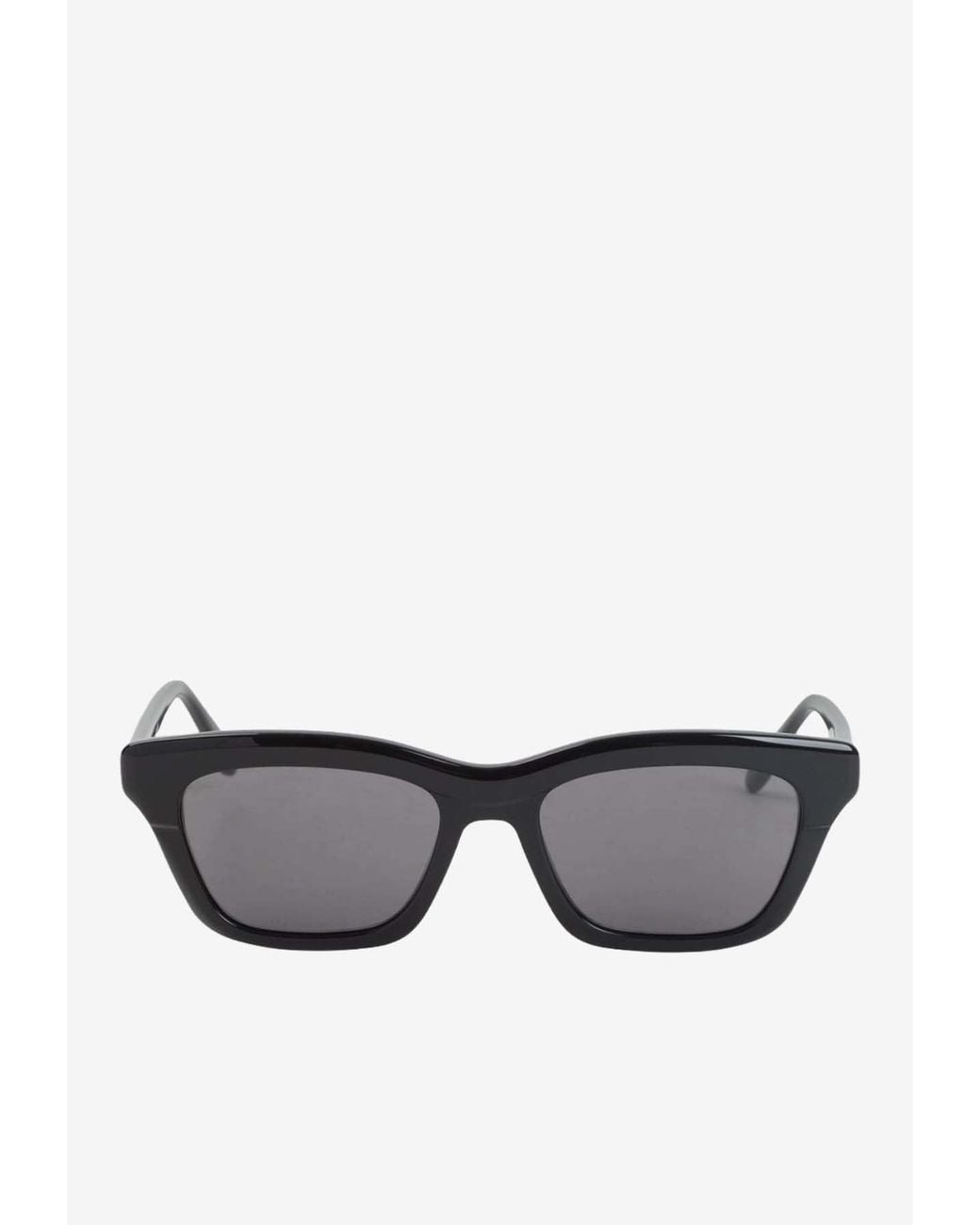 Loewe Gray Sigma Slim Rectangular Sunglasses