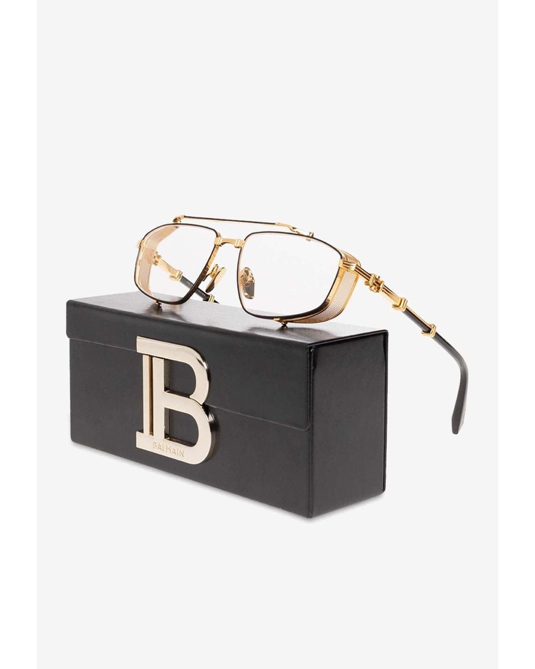 Balmain White Brigade V Optical Glasses for men