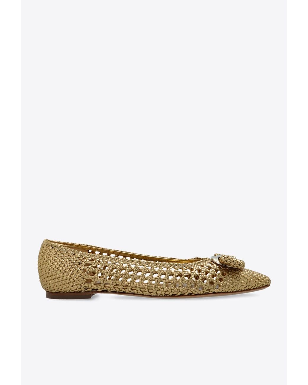 ferragamo pointed flats