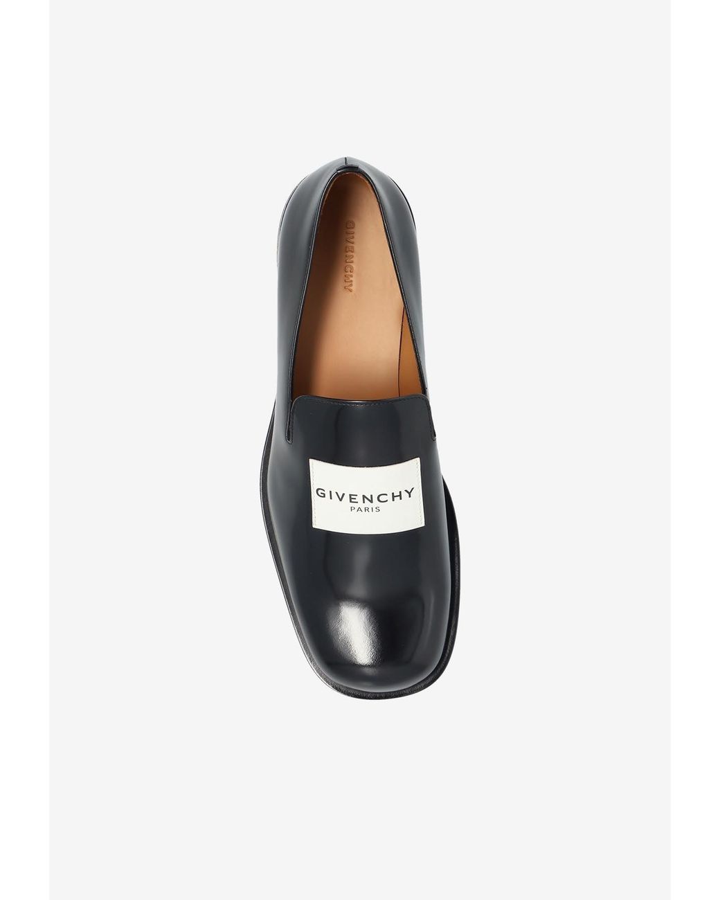 Givenchy Black Tux Brushed Leather Loafers for men