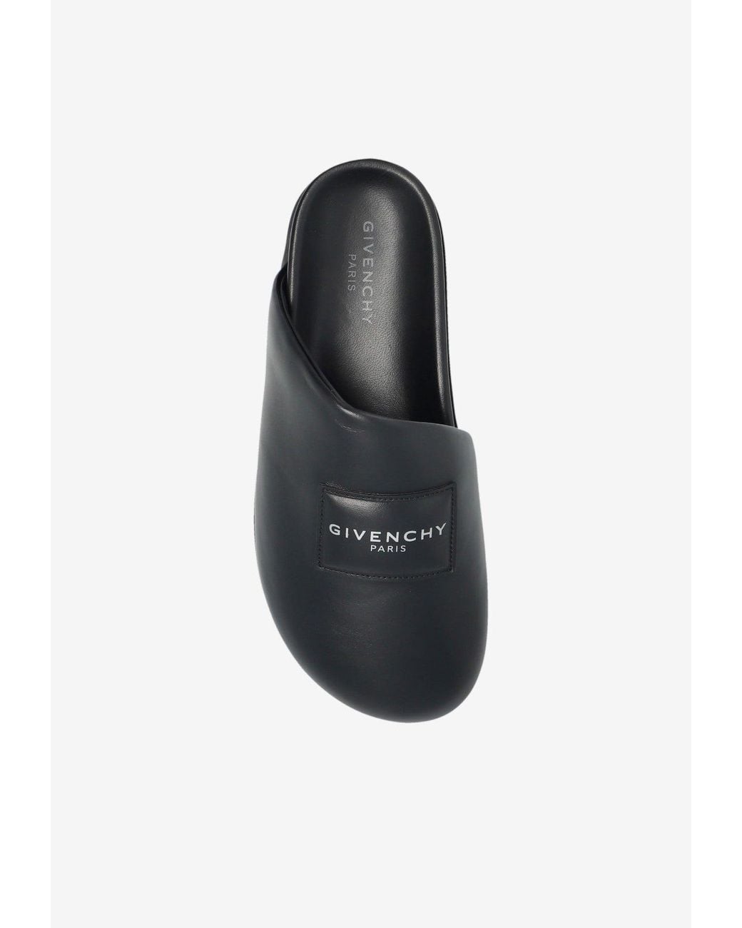 Givenchy Black Label Rubber Flat Mules