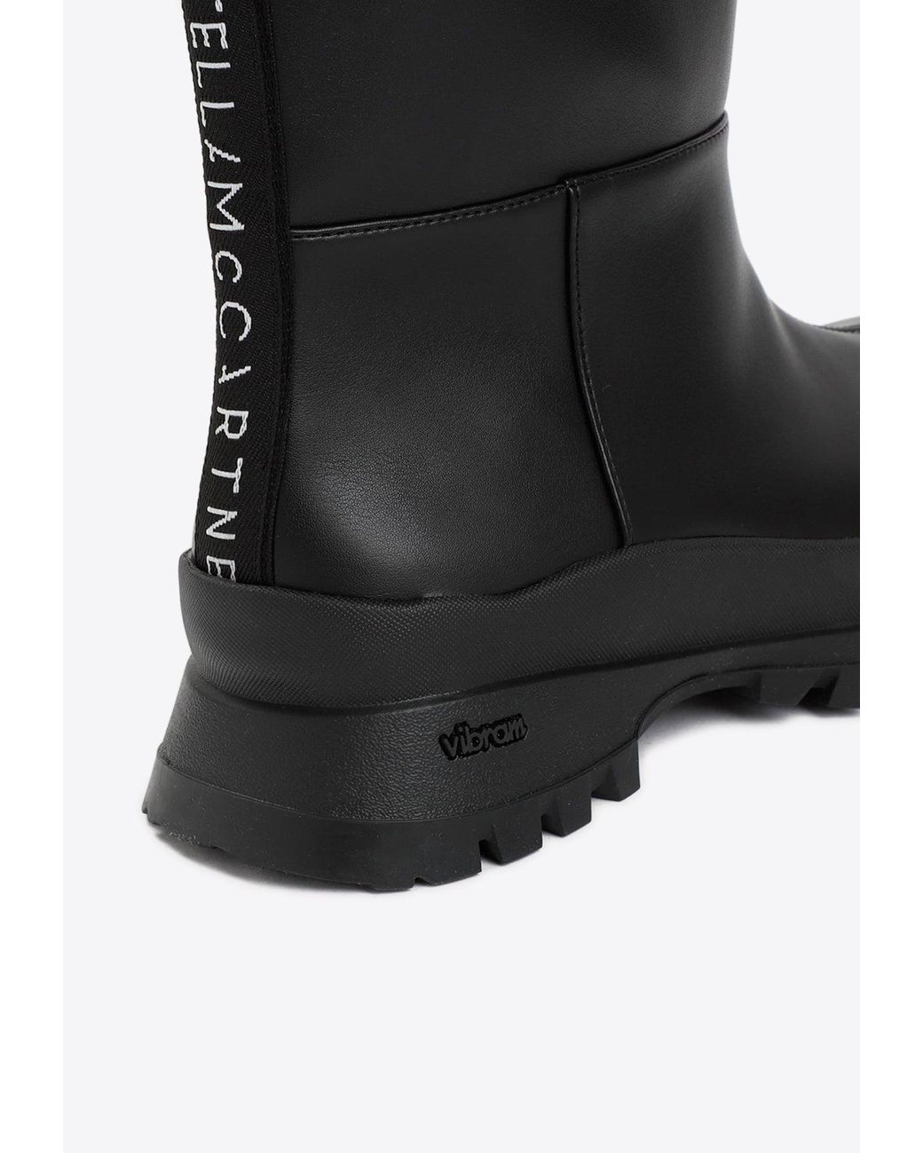 Stella McCartney Black Trace Mid-Calf Boots