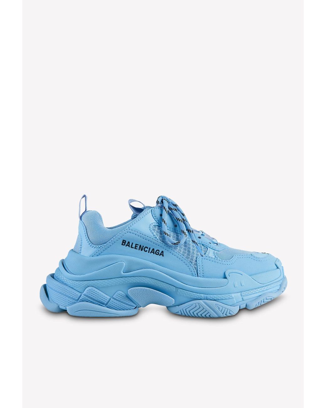 Balenciaga Synthetic Triple S Sneaker in Light Blue (Blue) | Lyst