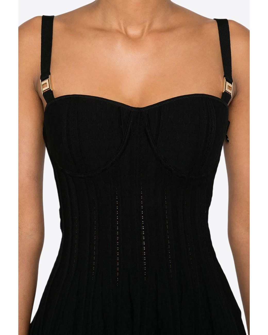 open lace back dress Elisabetta Franchi Red Carpet Long Dress With Rhinestones Detail – Ellie  Belle