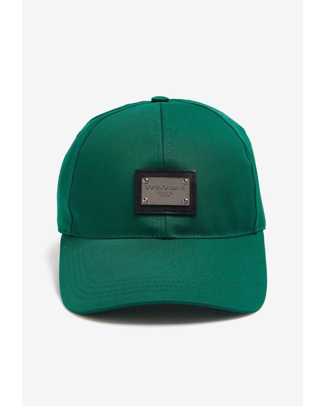 Dolce & Gabbana Green Logo Baseball Cap for men