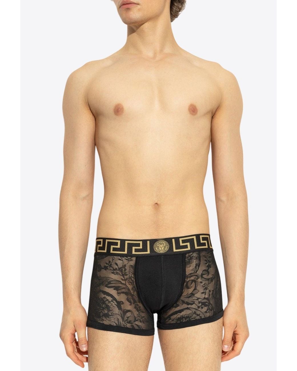 Versace Black Lace Boxers for men