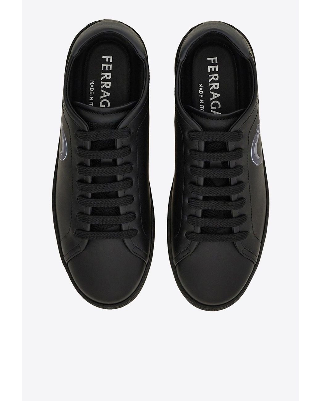 Ferragamo Black Sneakers Brandy for men