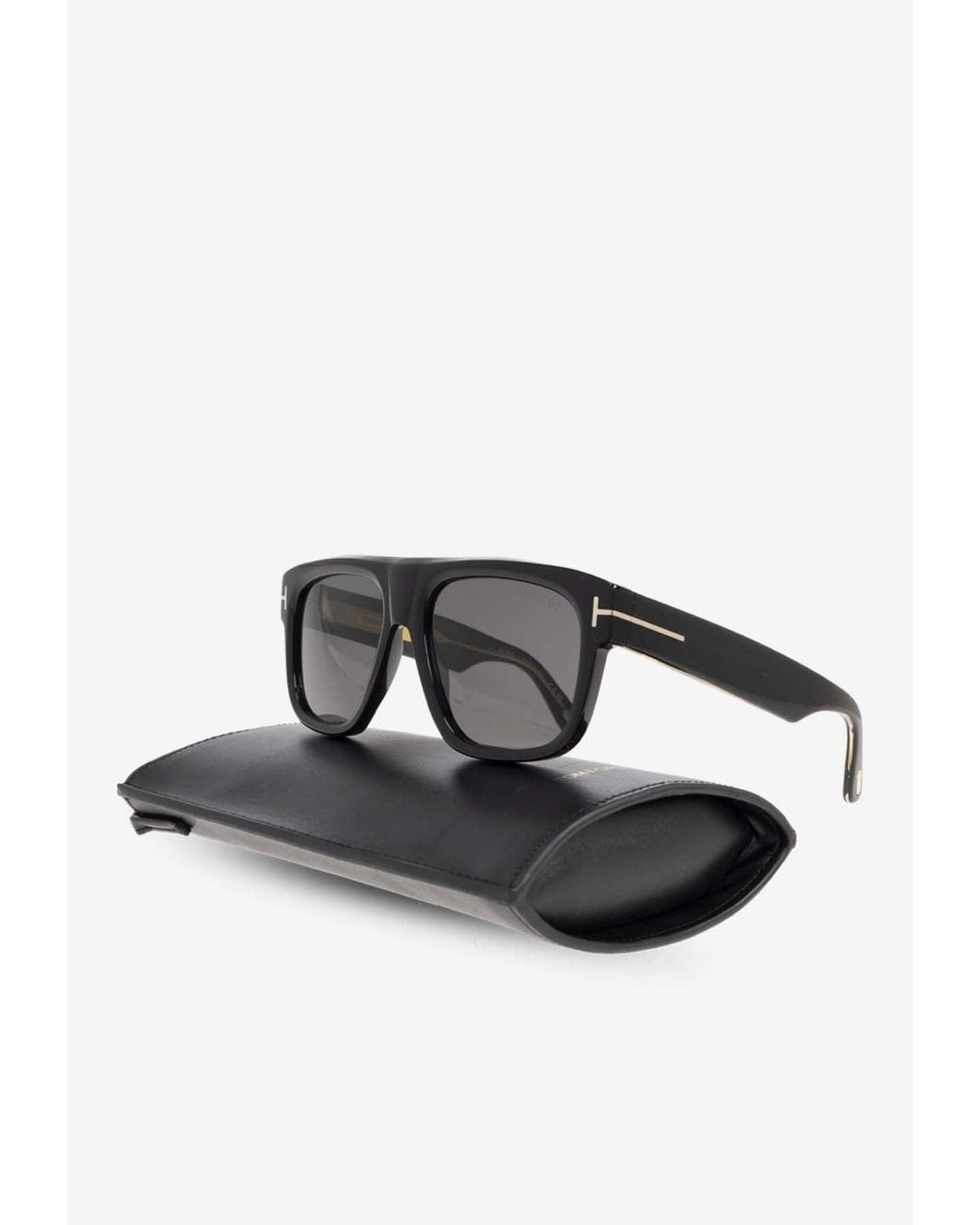 Tom Ford Gray Icon Rectangular Sunglasses for men