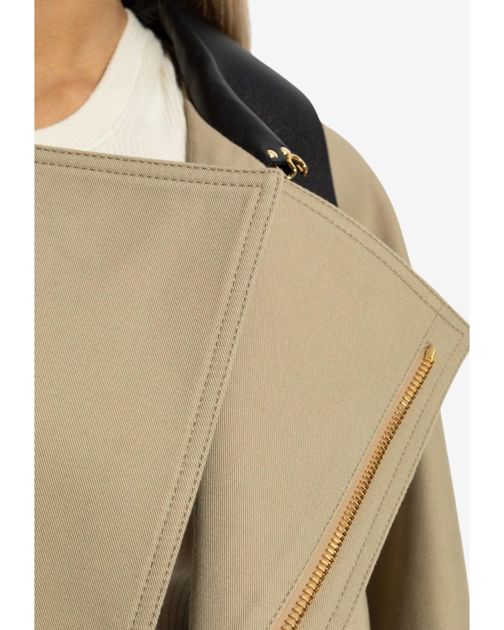 Givenchy Natural Collared Zip Jacket