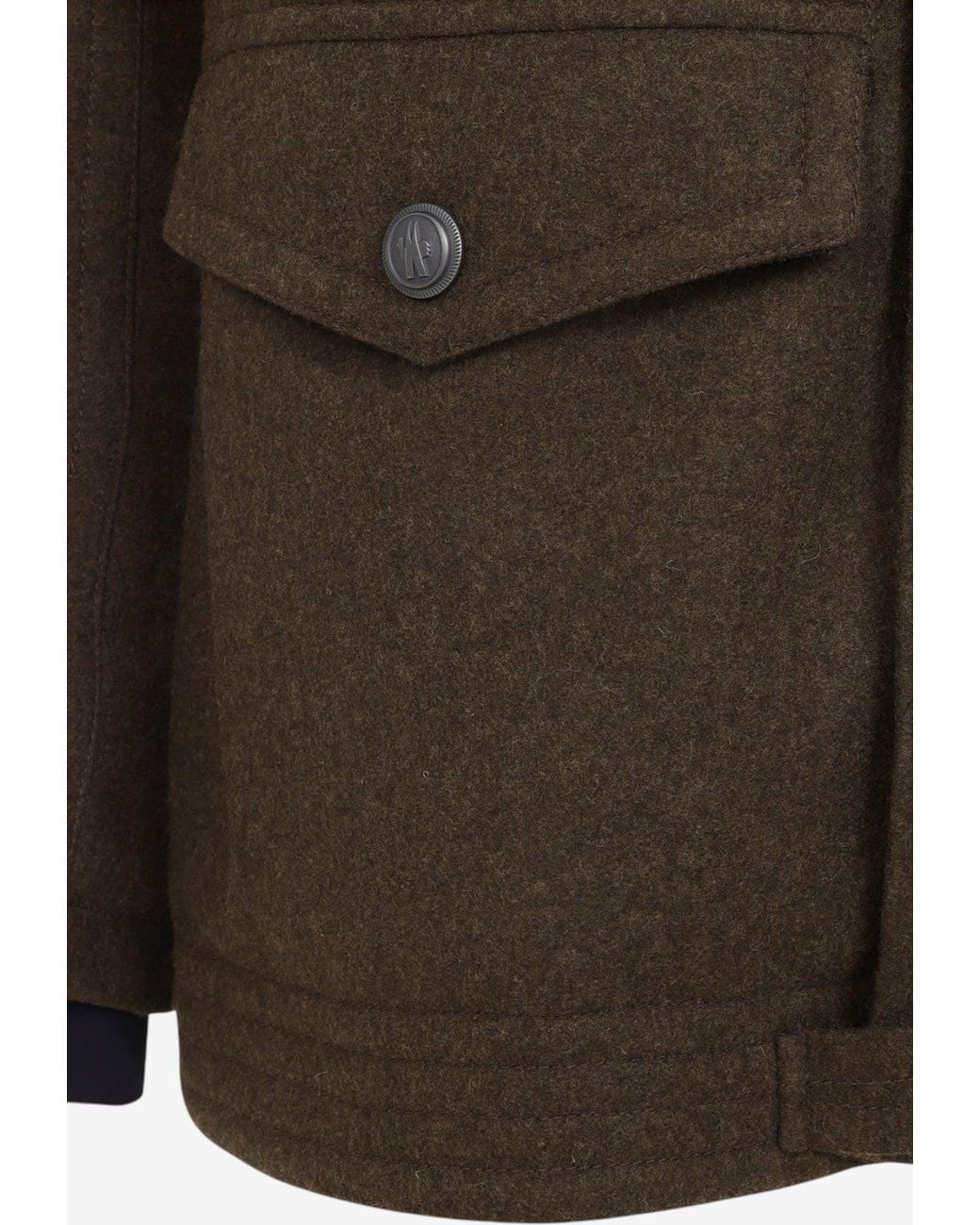 Moncler Brown Cooper Padded Jacket for men