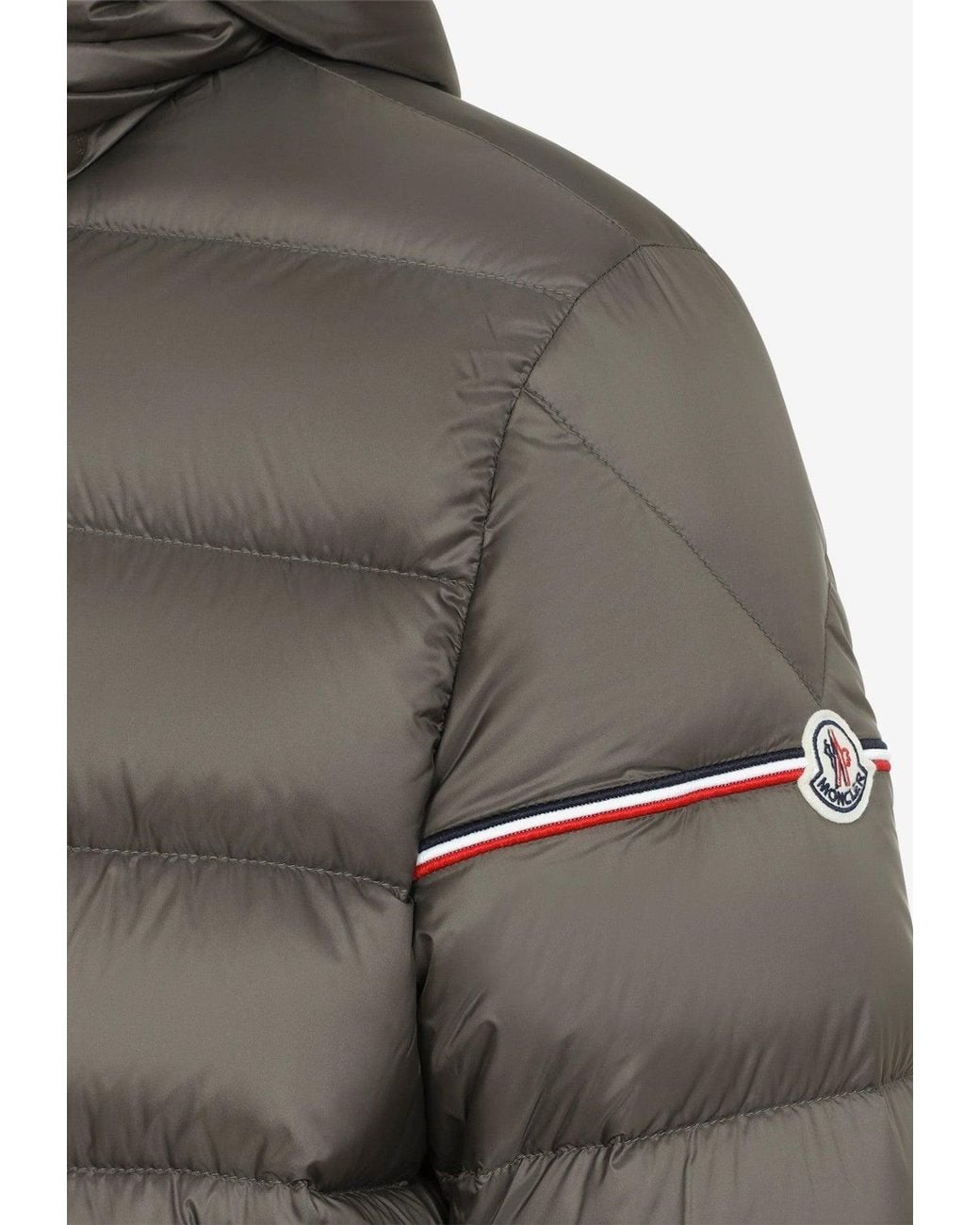 Moncler Brown Ravenlock Hooded Down Jacket for men