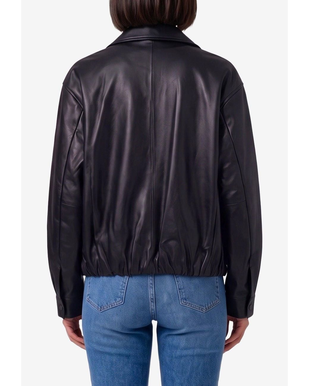 Arma Black Melis Leather Jacket