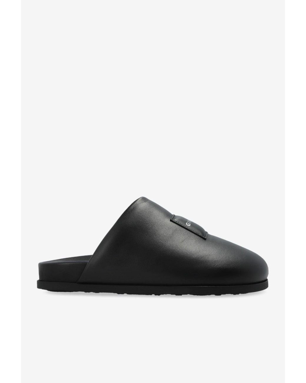 Givenchy Black Label Rubber Flat Mules