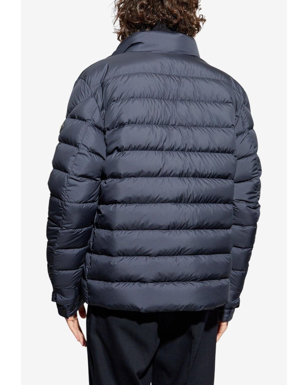 Moncler Blue Lyco Down Jacket for men