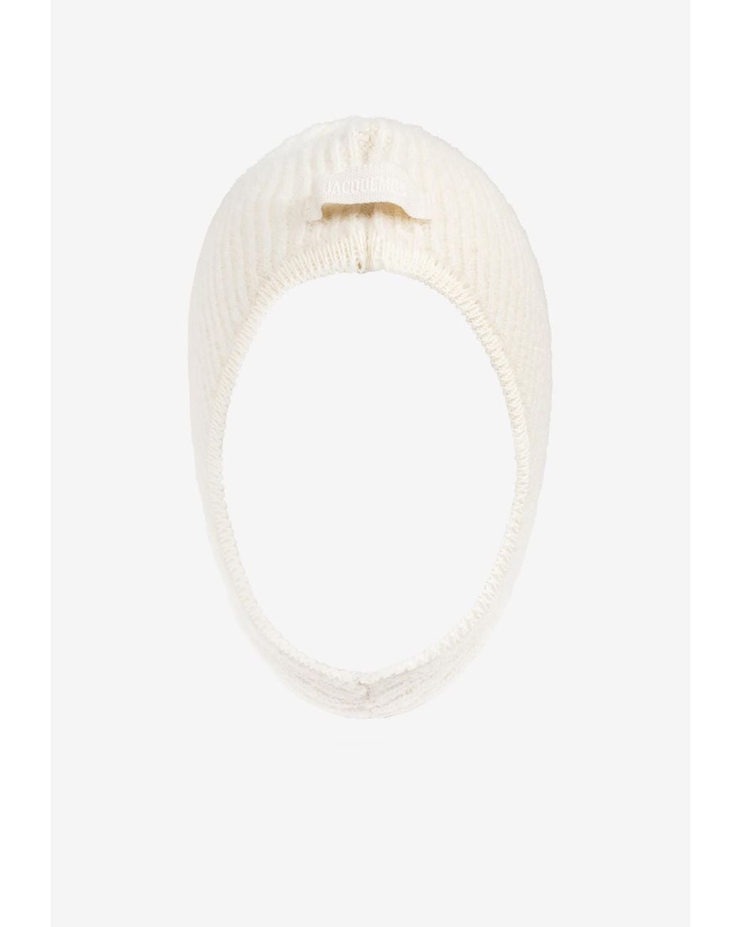 Jacquemus White Classic Logo Hat