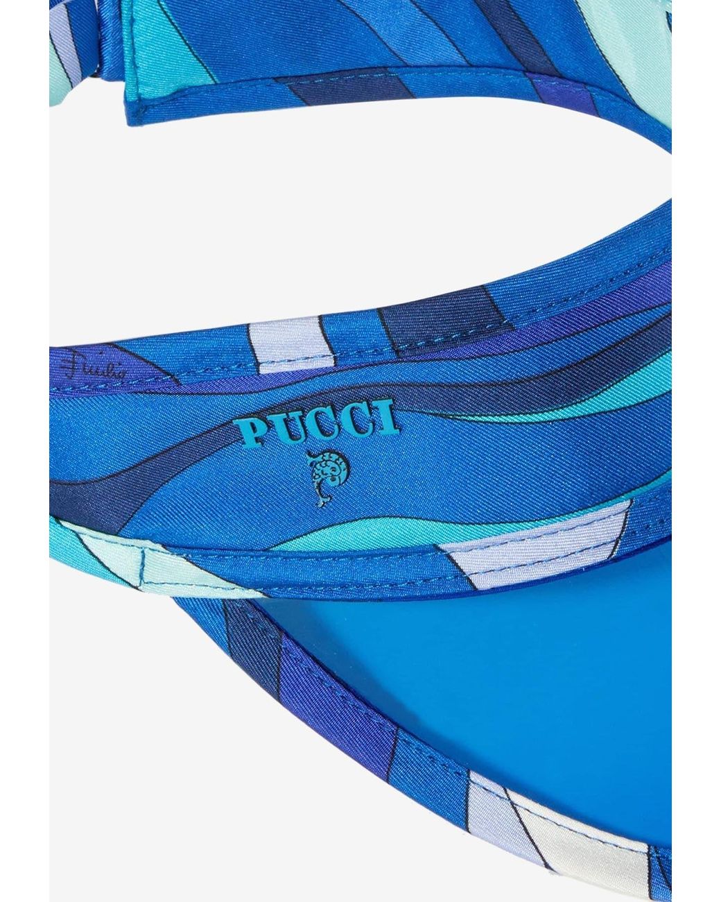 Printed Silk Twill Visor in Multicoloured - Pucci