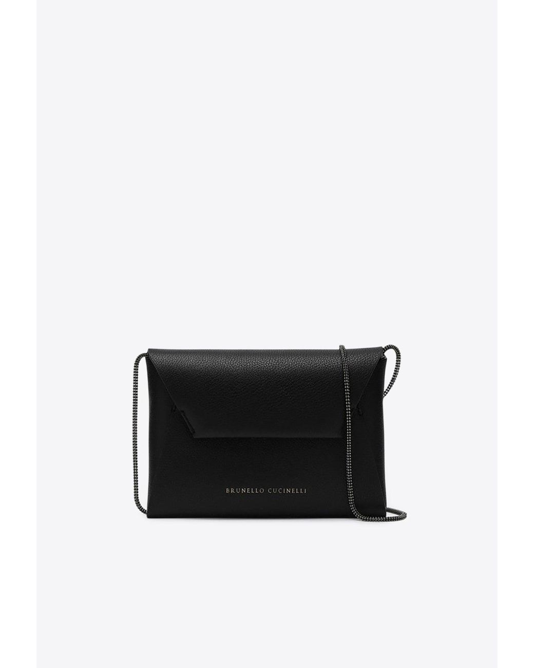 クラッチバッグ BRUNELLO CUCINELLI Bc duo clutch bag in suede Calfskin BC Duo bag for Woman in Pine Cone Brown | Brunello