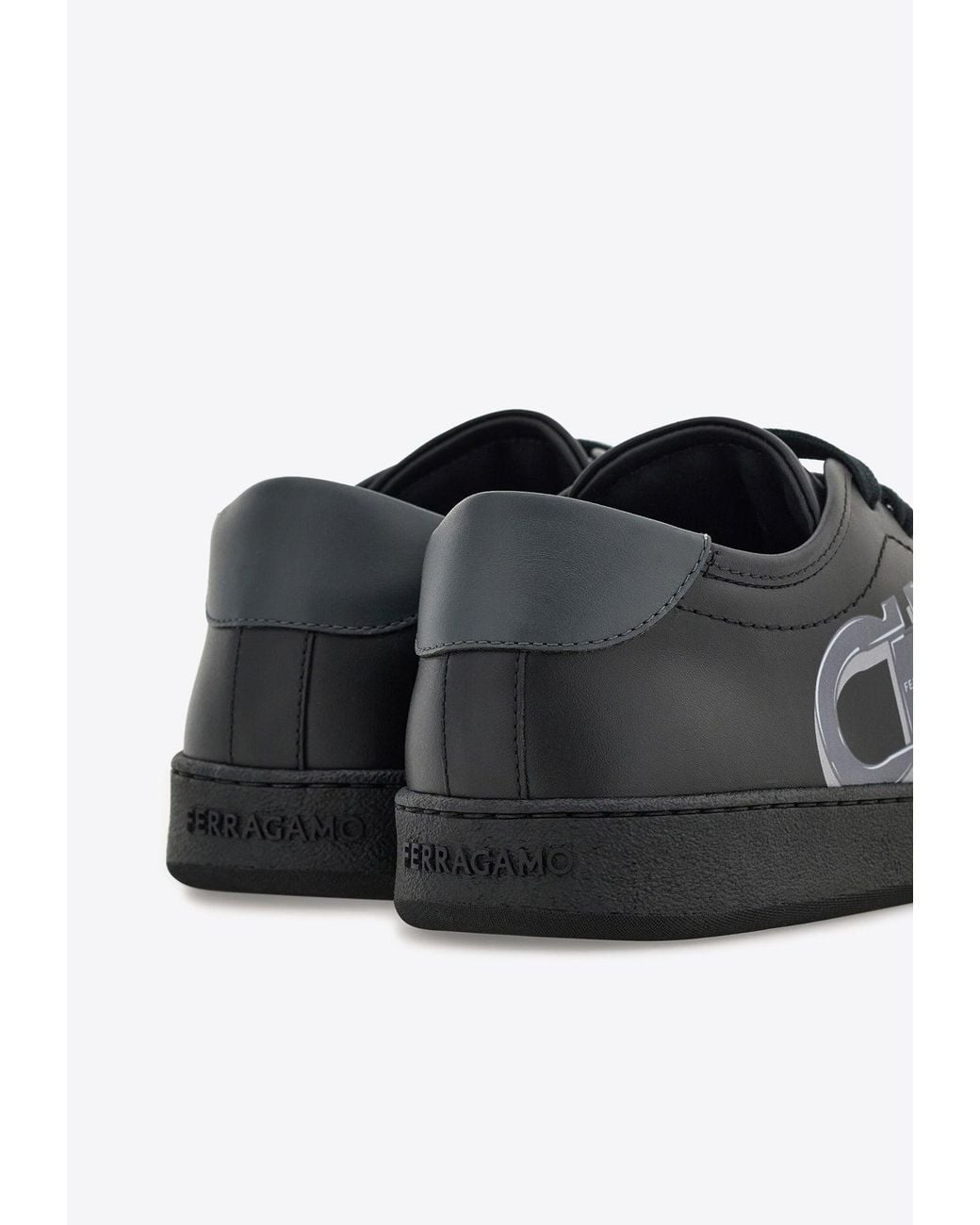 Ferragamo Black Sneakers Brandy for men
