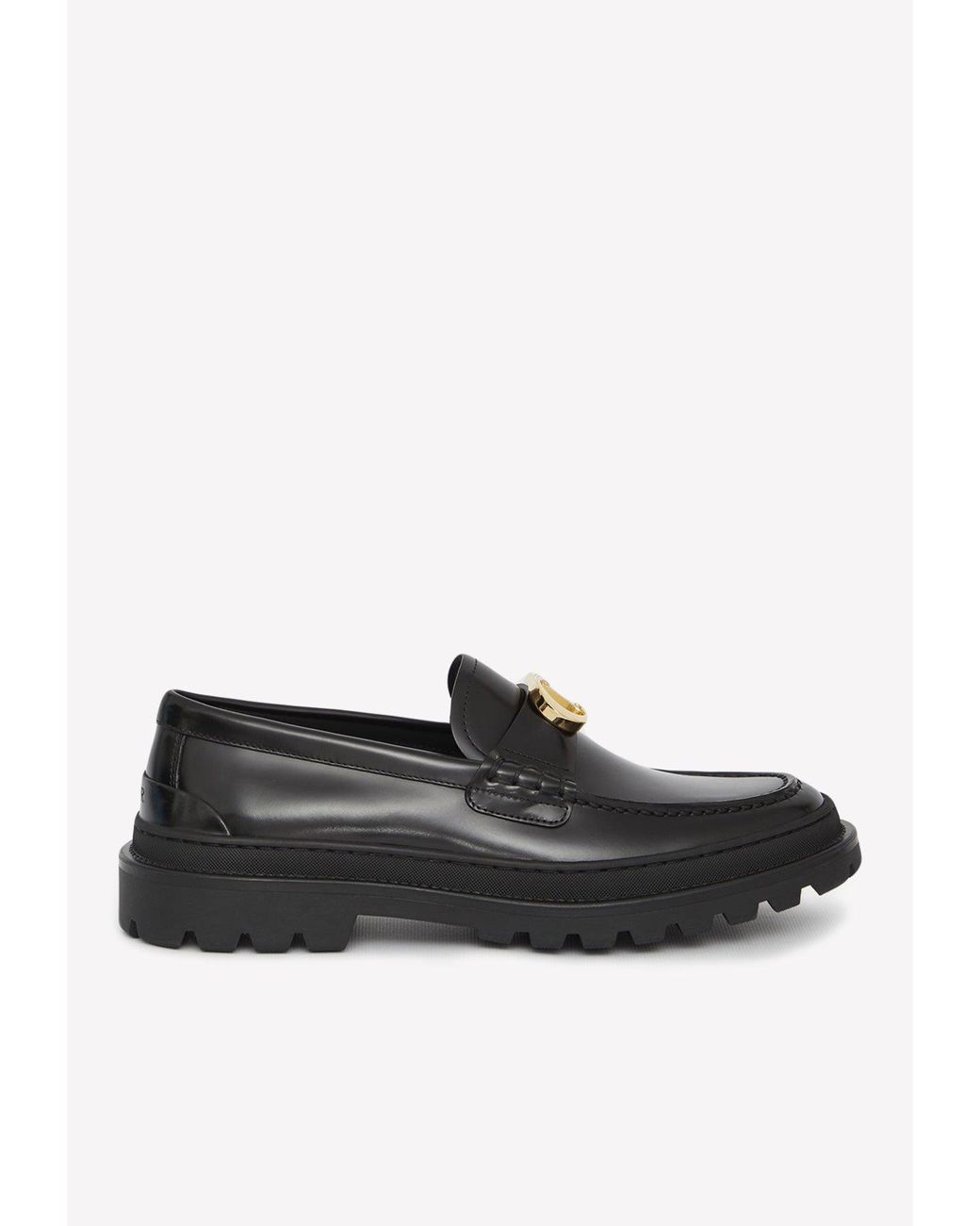 Dior Explorer Loafers In Calf Leather in Black for Men | Lyst UK
