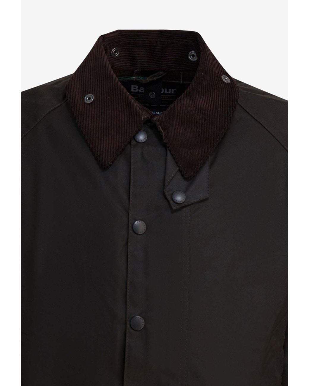 Barbour Black Beaufort Buttoned Jacket for men
