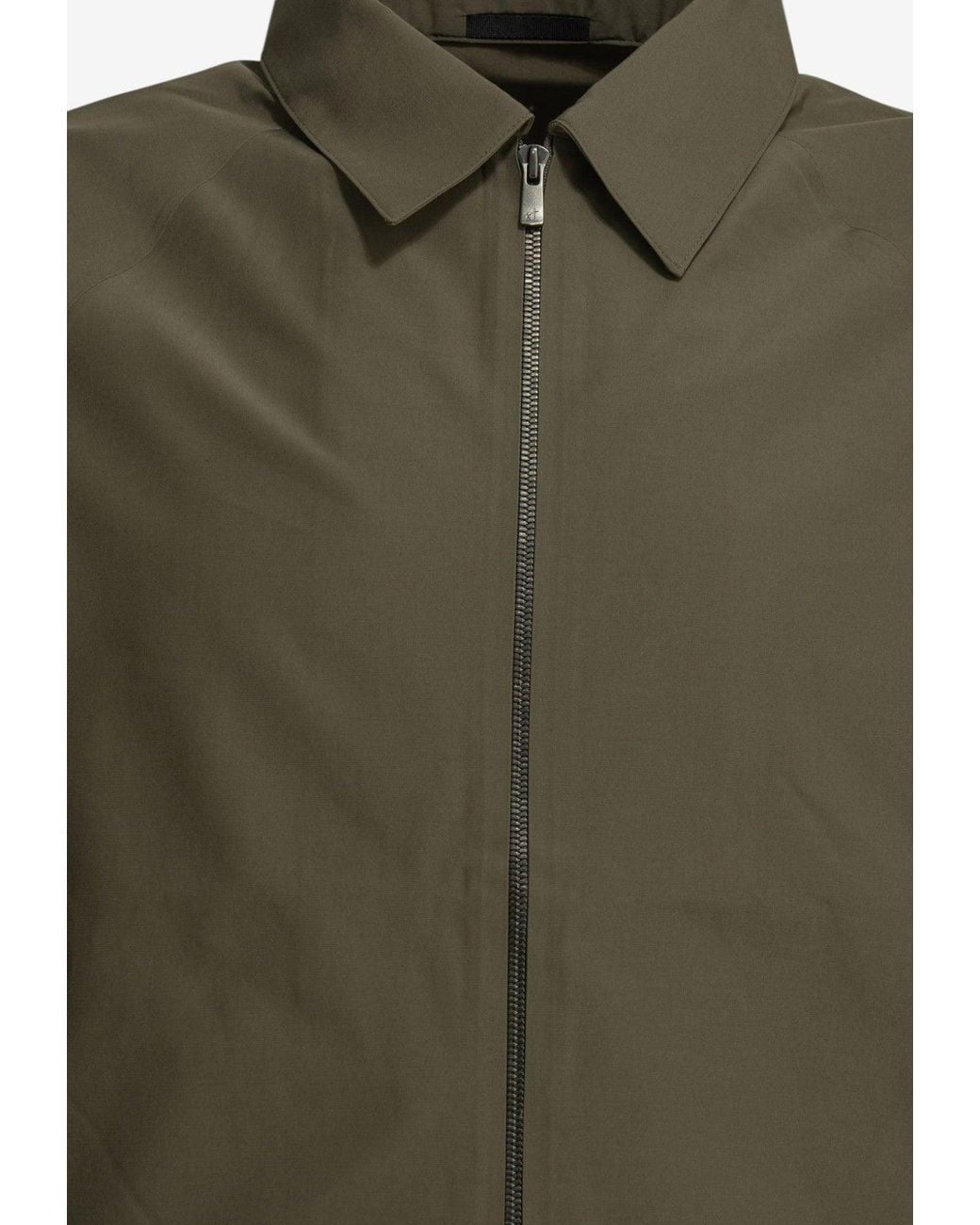 Goldwin Green Hyperdense Taffeta Lightweight Jacket for men