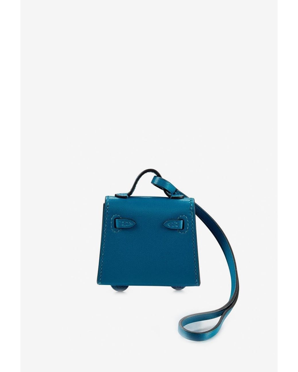 Hermès Kelly Quelle Idole Bag Charm In Bleu Izmir, Jaune Bourgeon, Bleu  Brume, And Vert Bosphore Tadelakt And Chèvre Mysore in Blue