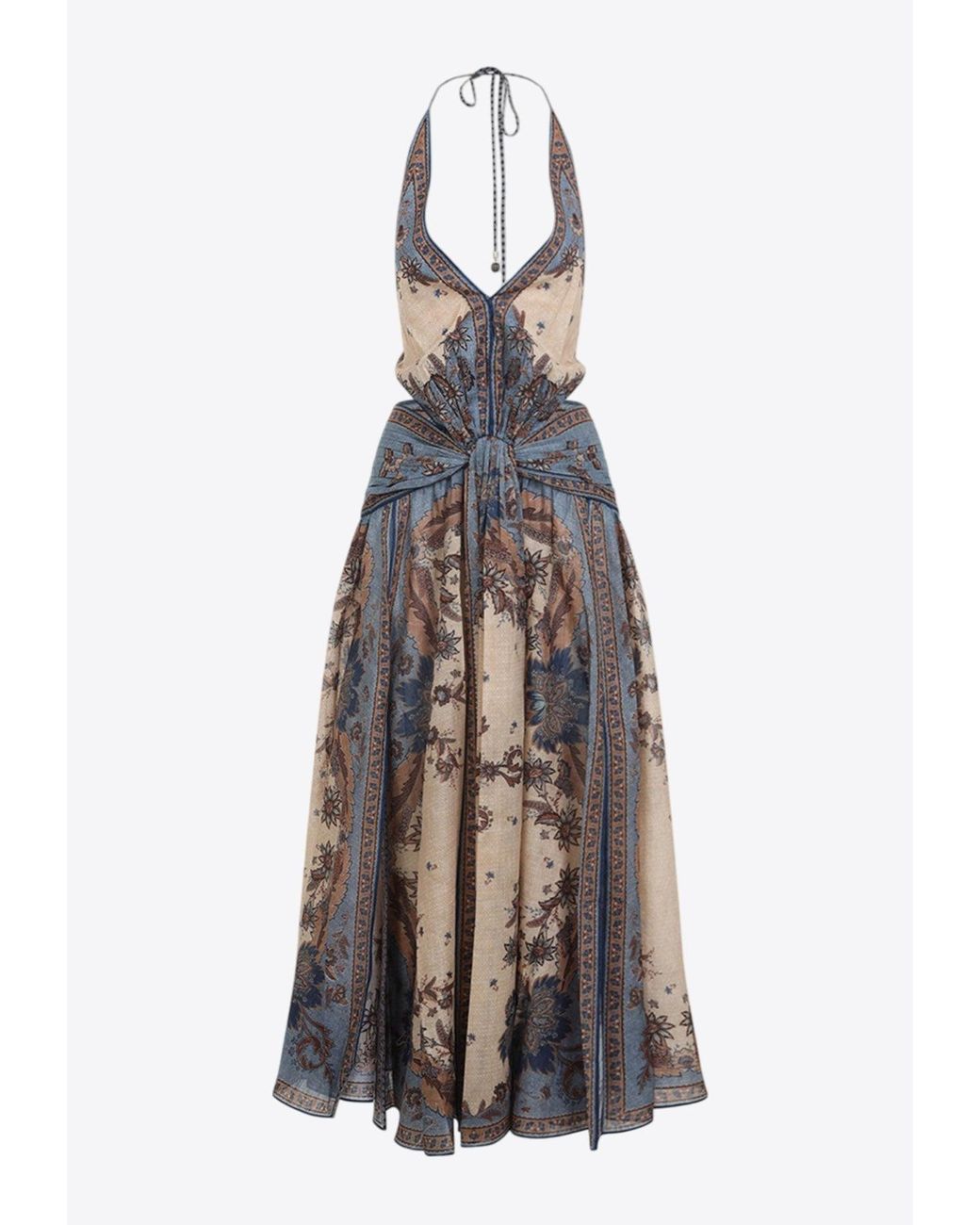 Zimmermann Ascension Plunge Long Dress | Lyst