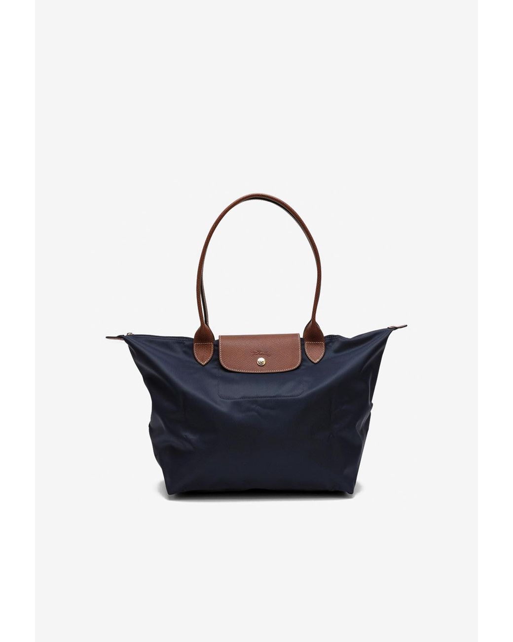 Longchamp - Large Le Pliage Tote, Navy Blue