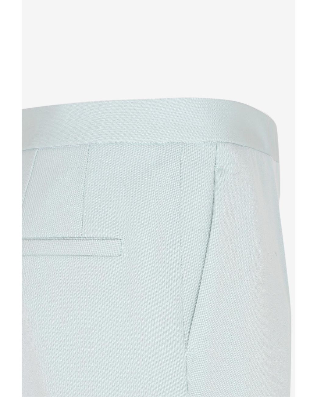 Jil Sander Blue Tailored Wool Pants