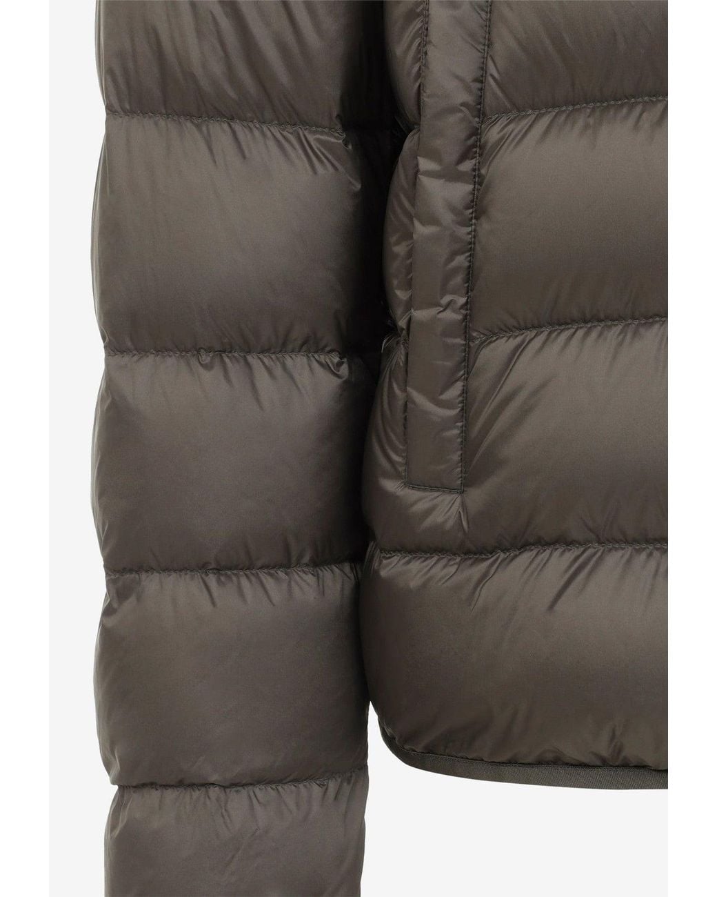 Moncler Brown Ravenlock Hooded Down Jacket for men