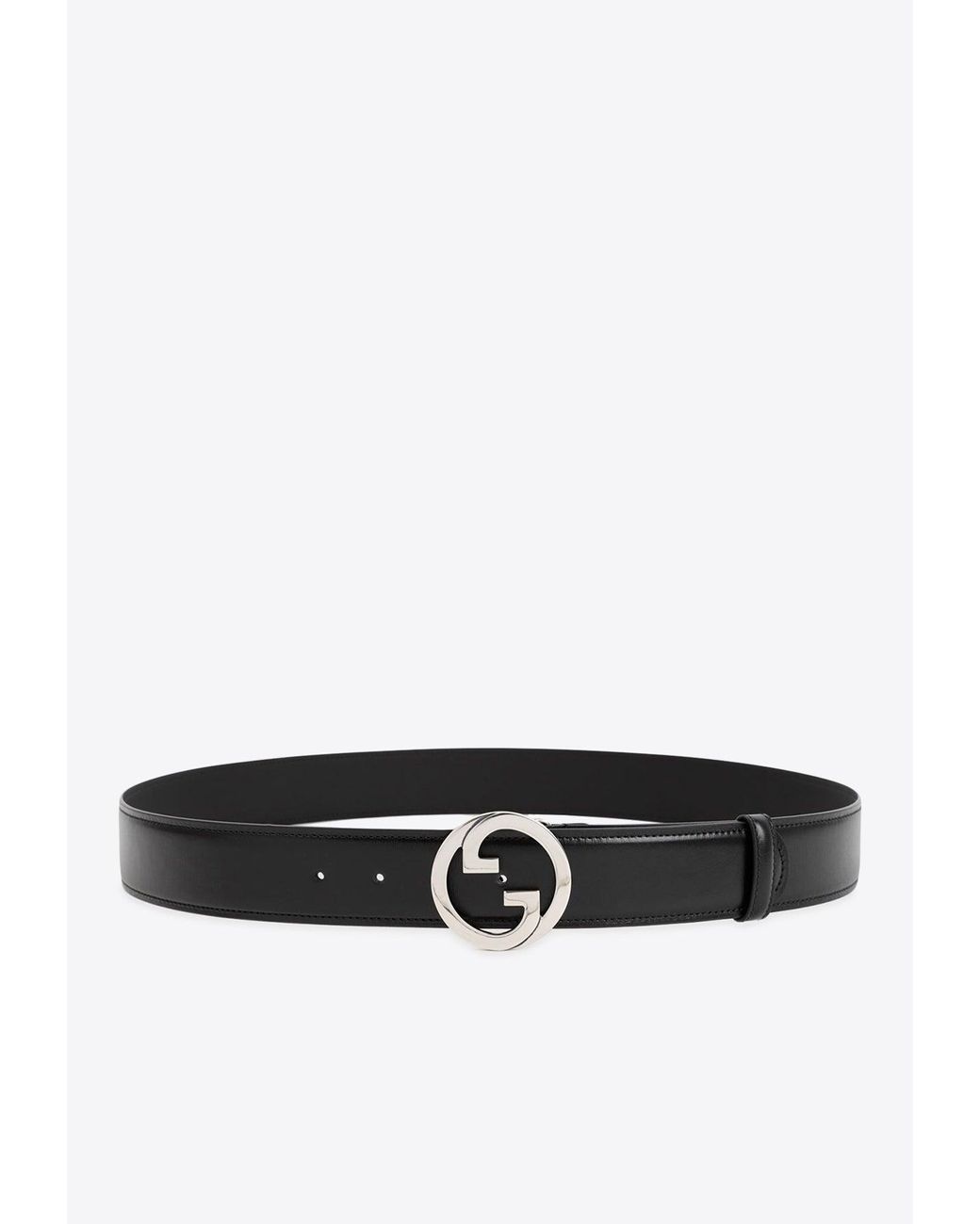 Gucci Interlock Logo Leather Belt in White for Men Lyst Australia