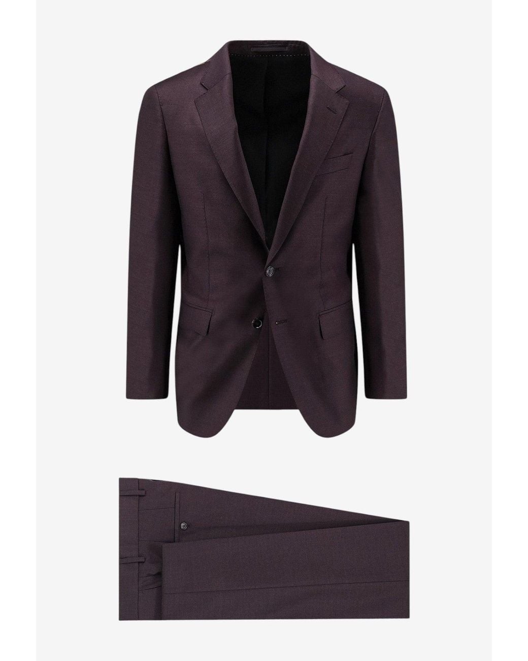 Boss Blue Harvers Wool Suit for men