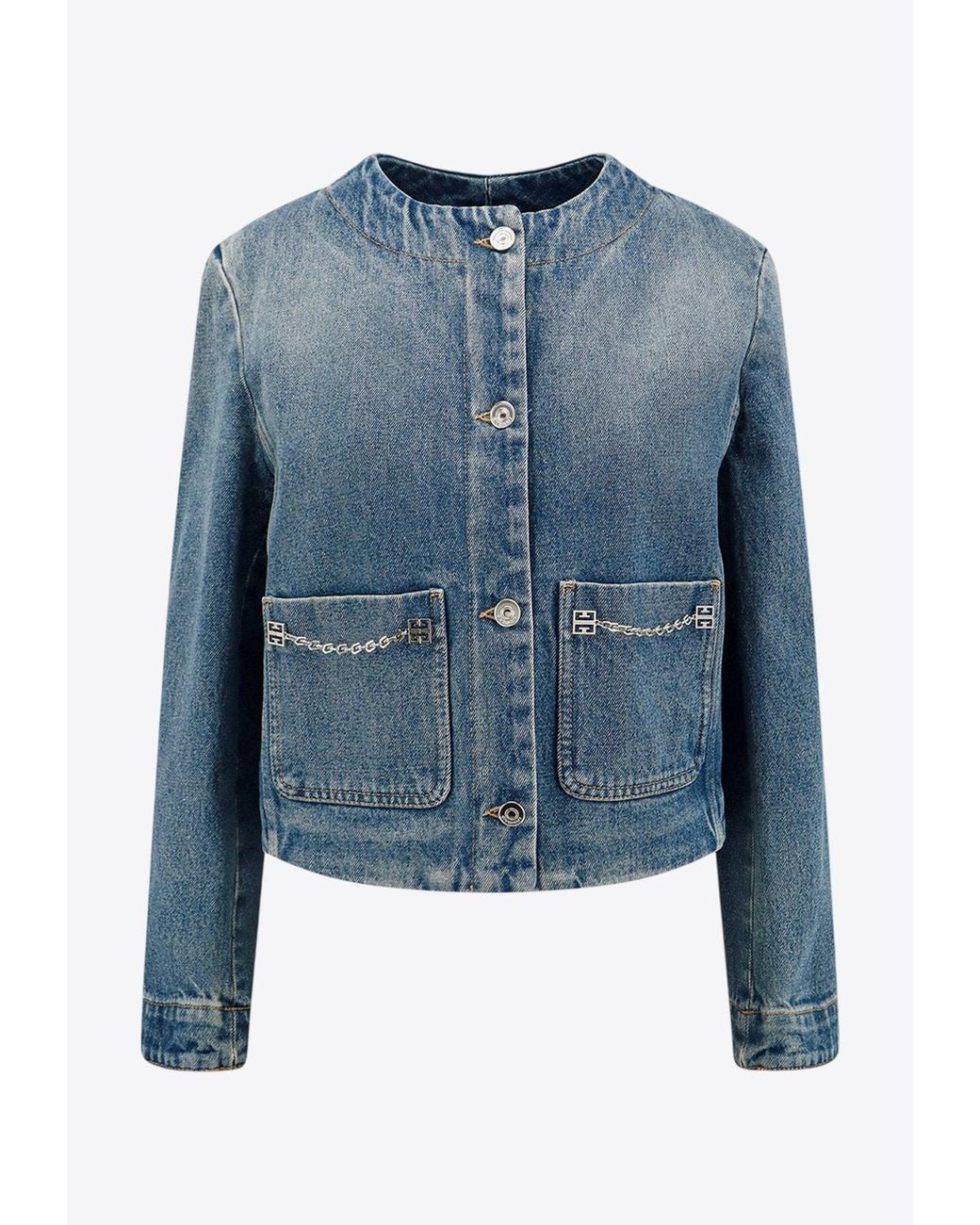 Givenchy Blue Denim Jackets