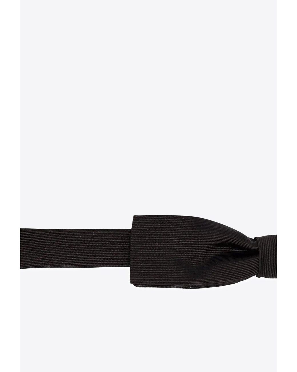 DSquared² White Silk Bow Tie for men