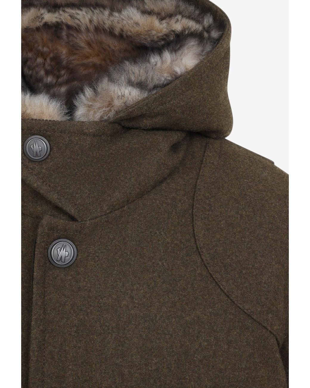 Moncler Brown Cooper Padded Jacket for men