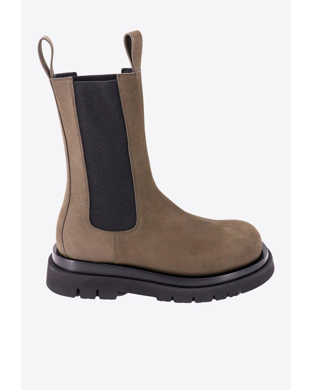 Bottega Veneta Green Lugged Boots