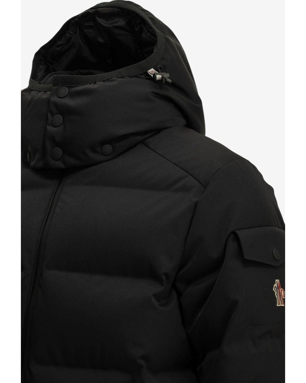Moncler Black Montgetech Ski Jacket for men