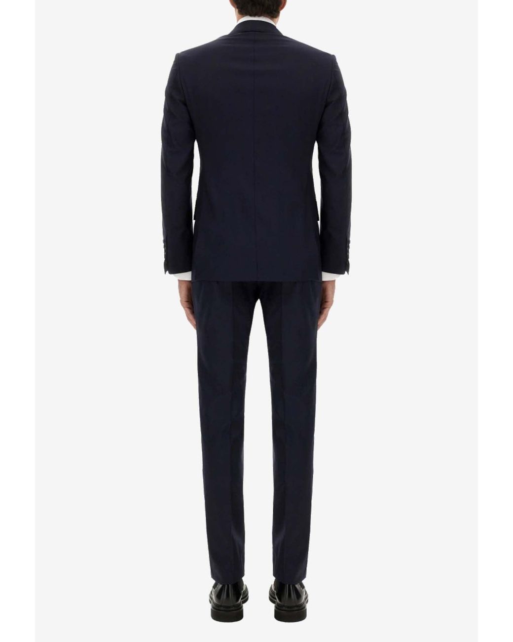 Tom Ford Blue Single-Breasted Wool Suit for men