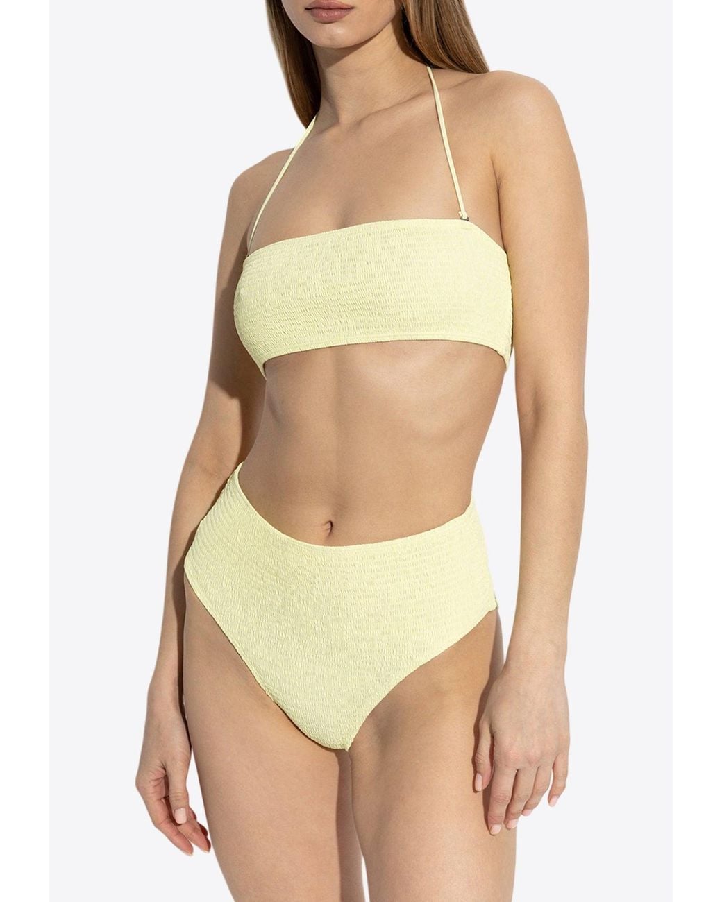 Tory Burch Yellow Bikinis