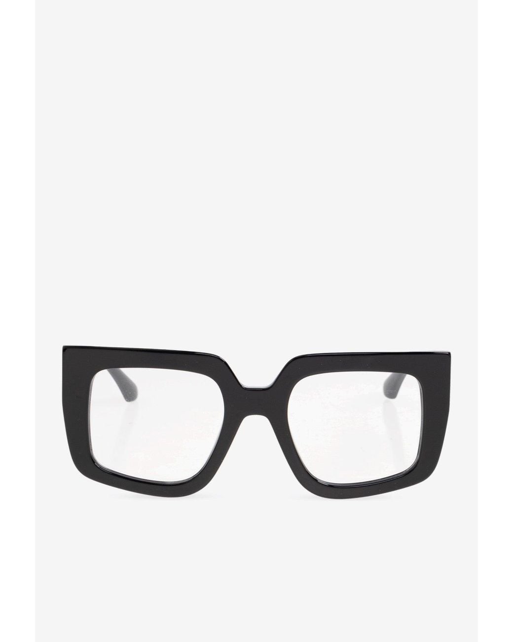 Etro Black Pegasus Square Glasses