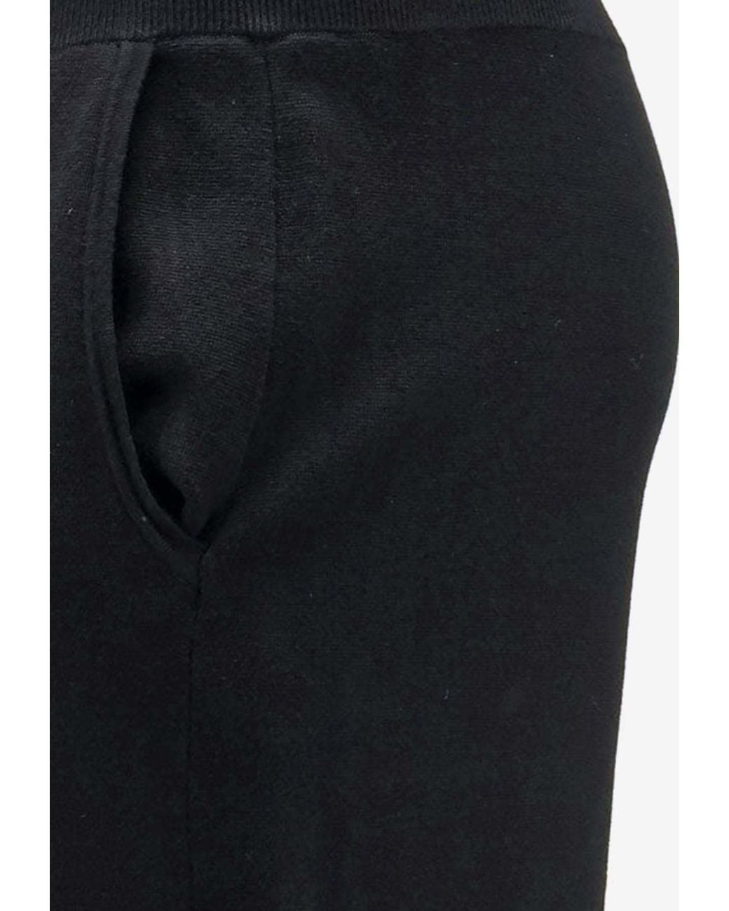 Hevò Black Torremozza Knit Pants for men
